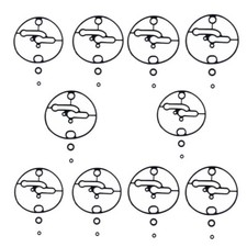 10 pcs 698781 Gasket-Float Bowl-Fluorine Made O-Ring Fits for Nikki Carburetors