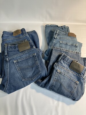 Lee premium Boys 3 Levi signature 1 blue denim jeans lot 4 18 regular