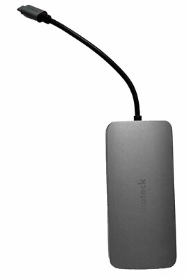 Inateck HB5002 USB C Hub, 2xUSB 3.0, Ethernet, Mikro SD, 60W PD Aufladung