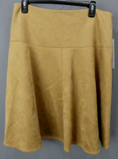 Calvin Klein Faux-Suede A-Line Skirt MSRP 89 Size 12  17D 330 NEW