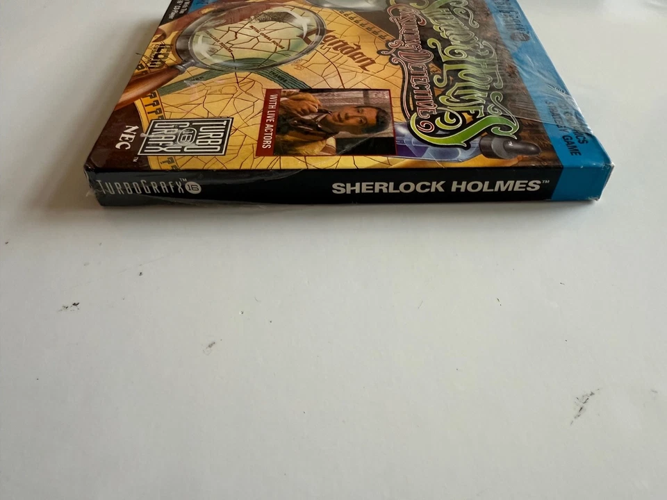 Sherlock Holmes Consulting Detective Turbografx CD New Factory Sealed OOP Damage - Image 4 of 4