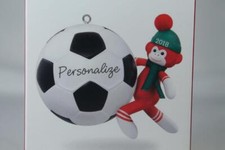 Hallmark 'Soccer Star' Can Personalize 2018 Ornament New In Box!