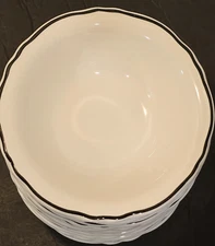 Homer Laughlin Styleline Black Restaurant Ware 6 1/4" Bowl USA Replacements