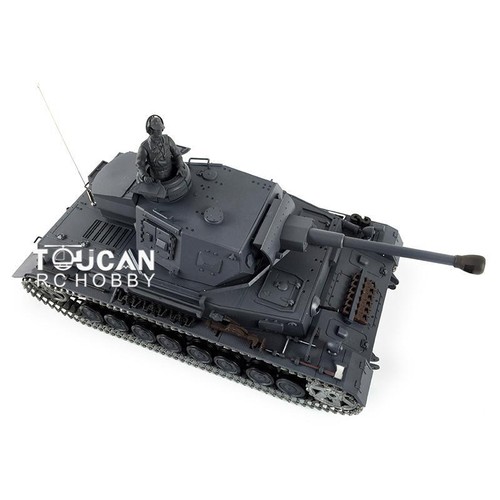 Tanque 1/16 Henglong 7.0 alemán Panzer IV F2 RTR RC BB IR 3859 pistas de metal sonido - Imagen 4 de 11
