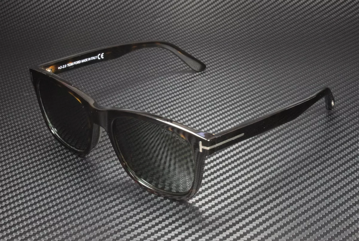 Tom Ford Eric-02 FT0595 52N DARK HAVANA Green 55 mm Men's Sunglasses