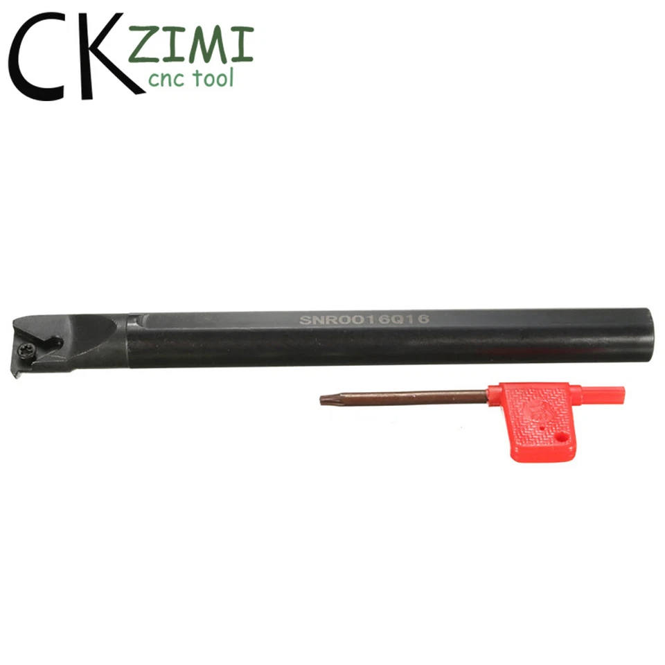 SNR 0016Q16 16×180mm CNC Internal Thread Turning Tool Holder + 10Pcs 16IR AG60-S - Image 4 of 4