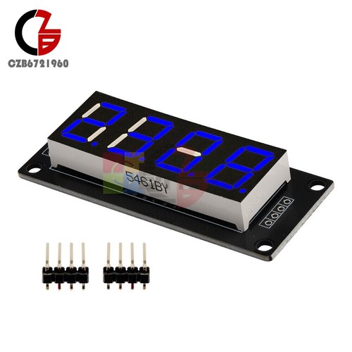 TM1637 4 Digits Digital LED 0.56" Display Tube Decimal 7 Segments Clock Module - Picture 12 of 51