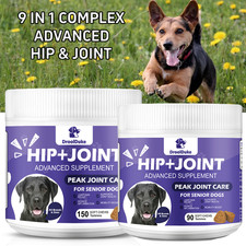 9 IN 1 Advanced Glucosamine Chondroitin Chews for Dogs - Hip Joint Pain Relief