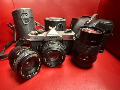 Porst CR-1 -1,9/50mm - 2,8/135mm - 2,8/28mm Fuijix Bayonett