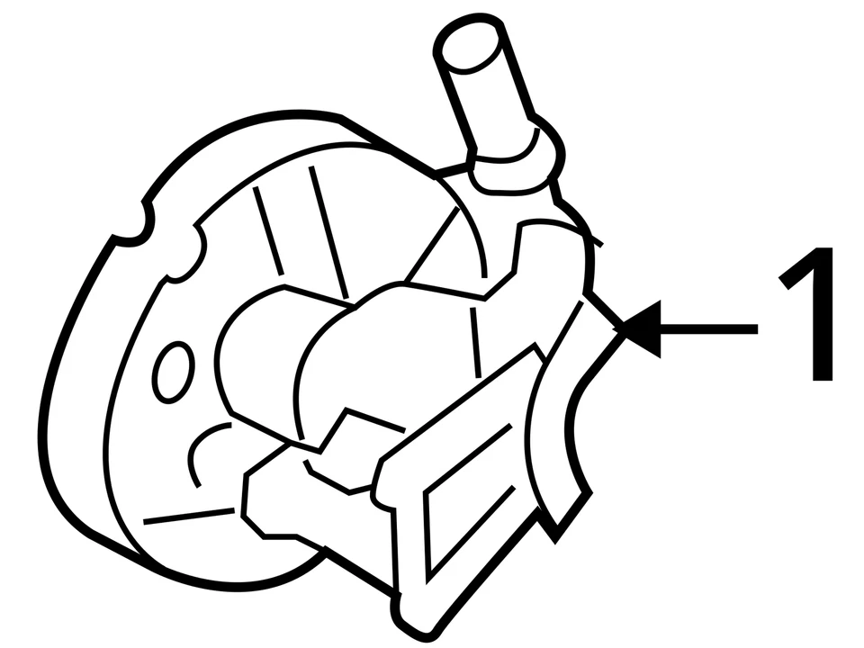 Оригинальный насос колонки гидроусилителя руля 2005-2007 Ford Five Hundred Q7751 - Изображение 3 из 3