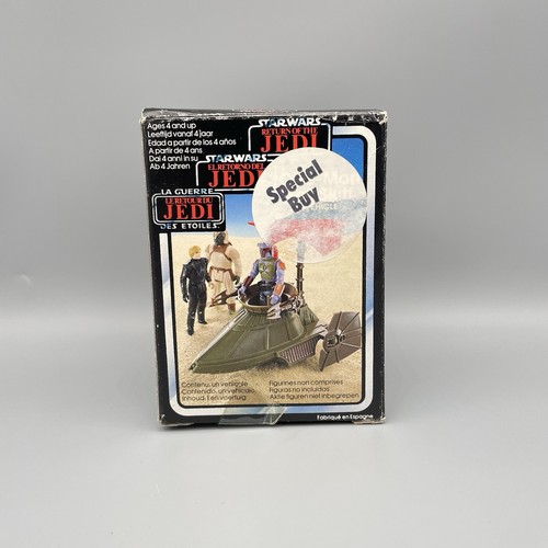 Vintage Star Wars One Man Sail Skiff Box Only Tri-logo 1983 - Picture 5 of 19