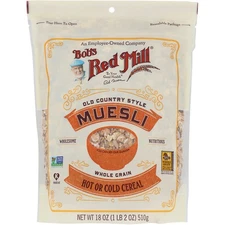 Bob'S Red Mill Old Country Style Muesli Whole Grain Cereal 18 Oz