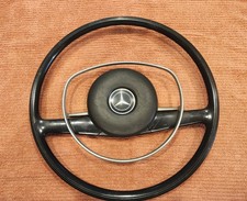 1968-1973 Mercedes Benz 280sl 280se 280 Steering Wheel W Horn Pad - Black-nice