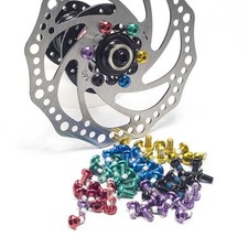 Hardened Stainless Steel Bolts for Bike Brakes 12 Pack M5x9mm Disc Screws