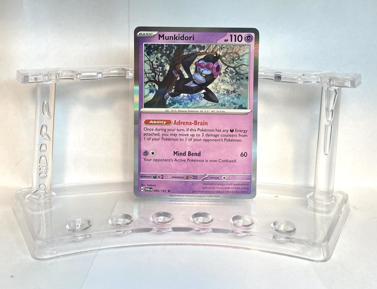 095/167 Holo Rare NM Near Mint Munkidori