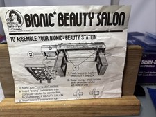 Vintage Bionic Woman Doll KENNER 1970s BEAUTY SALON DIRECTIONS- INSTRUCTIONS
