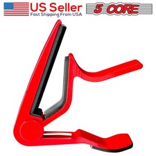 5Core Capo Acoustic Electric Guitar 6 String Kapo Clip - Banjo Mandolin Ukulele