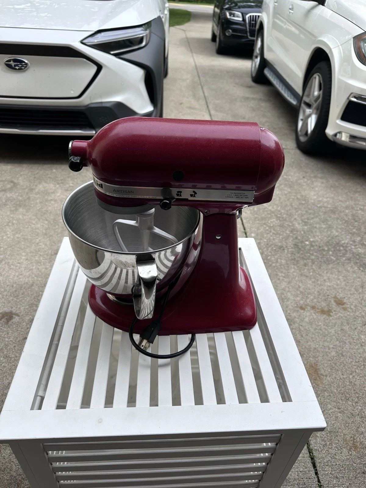 KitchenAid 5 Quart Artisan Stand Mixer Red
Opens in a new window or tab