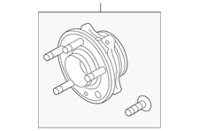 Genuine Ford Wheel Bearing And Hub Assembly Hb5z-1104-c