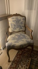 Lot de 2 Authentiques fauteuils d’époque XVIIIe, style Louis XV, chevillés