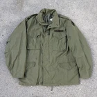 Vintage 70s M-65 US Army Field Coat Jacket Sz L Regular Military OG-107 Vietnam