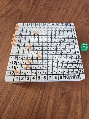 Legendary Medias 12x12 Dice Strategy Board Game for 2-6 Players with Storage,