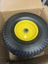 15x6.00-6 Tires & Wheels 4 Ply Lawn Garden Mower Turf Tires Assembly Set Of 2