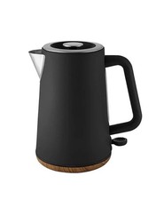 George Home Matt black Kettle Wood Scandi design Fast Boil 1.7L BRAND NEW