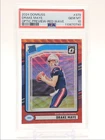 DRAKE MAYE 2024 DONRUSS OPTIC PREVIEW RATED ROOKIE RED WAVE RC PSA 10 Q2045