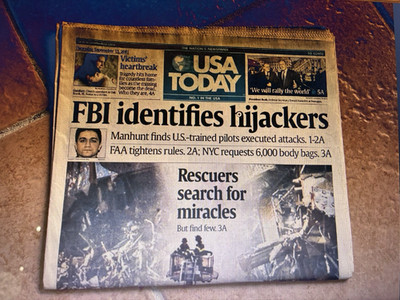 New York Daily News Thursday September 13, 2001 Day After Special Edition 9/11
