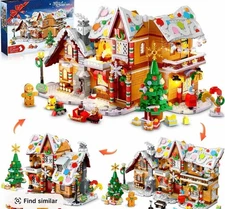 Ja Free shippingFall Sale 2025 Snowscape Village (Santa, Xmas Tree, Train),3-St