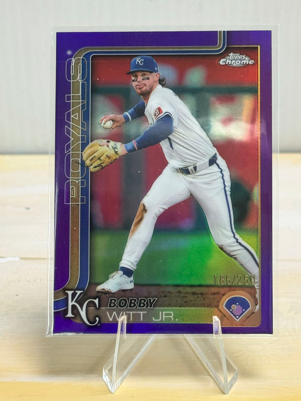 2025 Topps Chrome - Bobby Witt Jr. #93 Purple Refractor /250