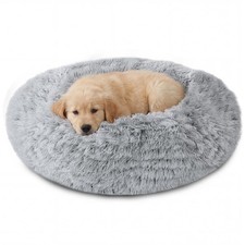 Calming Dog Bed Medium Size Dog, Anti-Anxiety Donut Medium Pet Bed, 27 inches...
