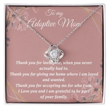To My Mom Necklace, Mother's Day, I Love Mom, Birthday Gift for Mama