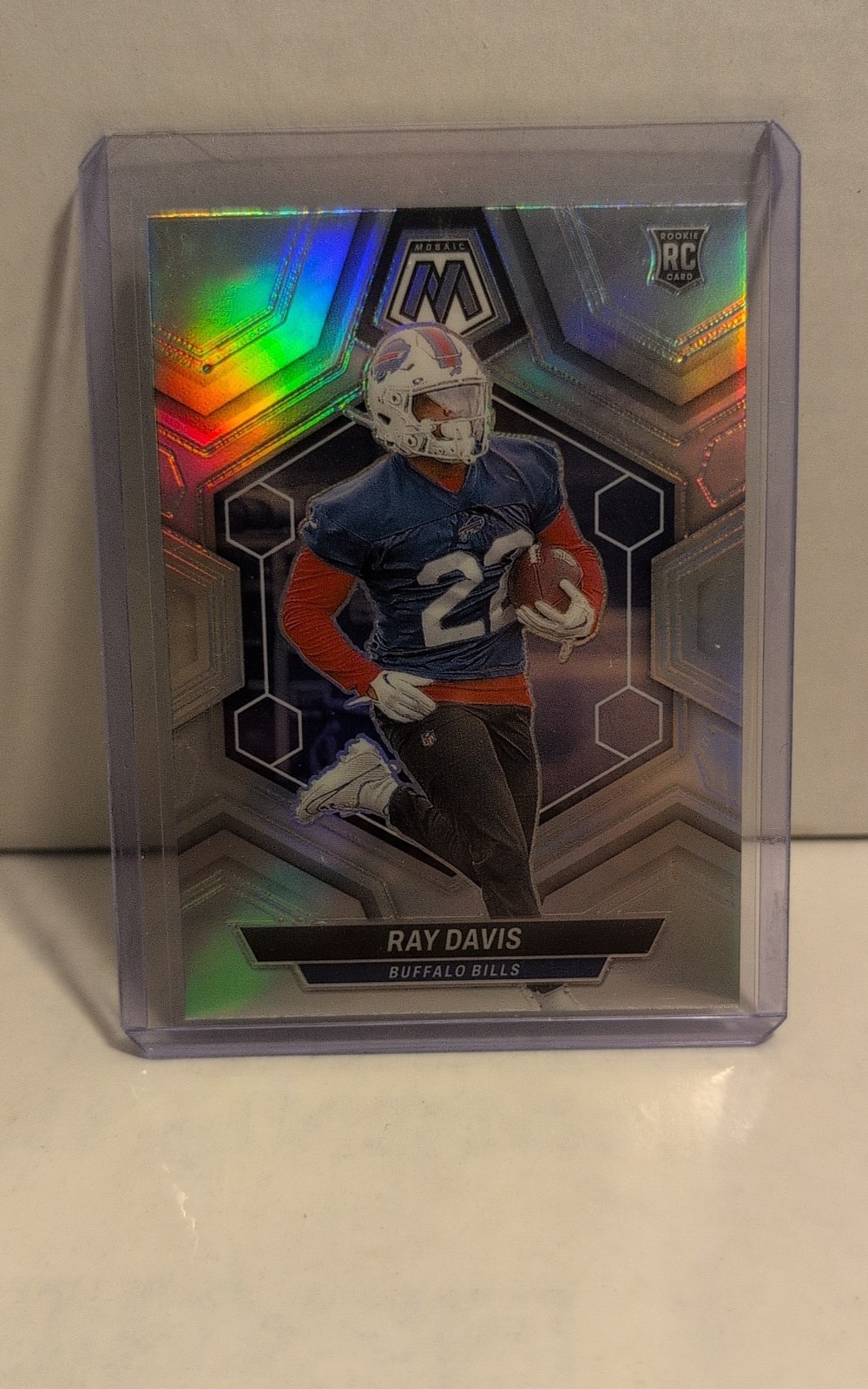 2024 Panini Mosaic - Rookies Ray Davis #387 Silver Prizm (RC)
