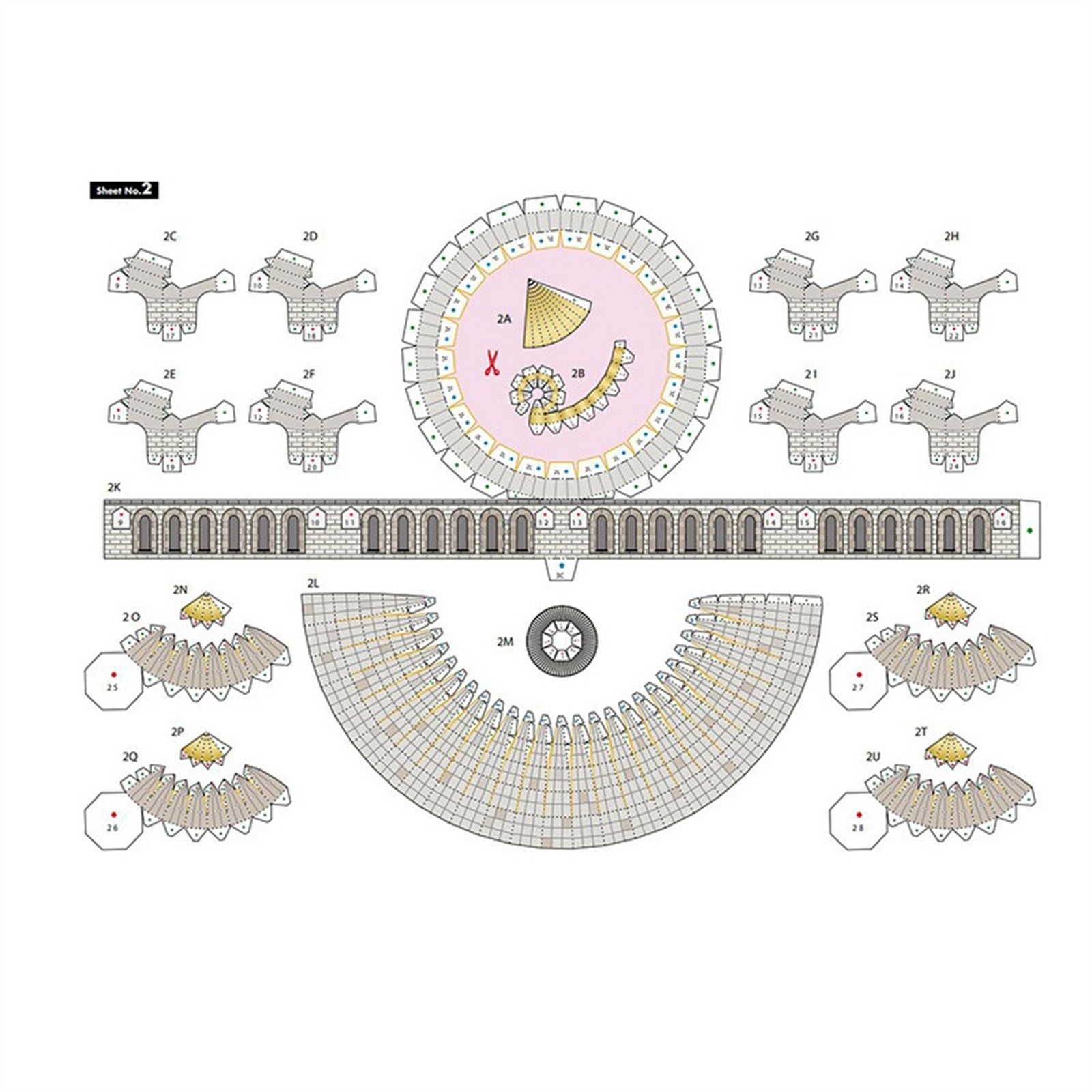 39*23*21CM DIY Building Paper Model Kits For Collectors and Enthusiasts