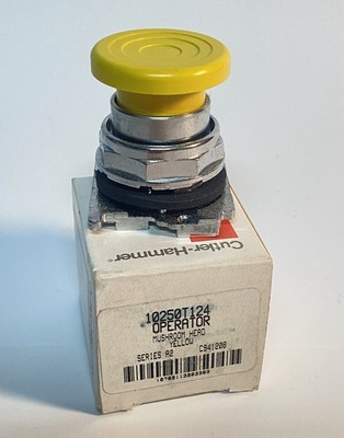 Eaton Cutler-Hammer Operator | 10250T124 Mushroom Head | Yellow - NIB