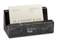 NWT Lux Marble Berkeley Haas School of Business Custom Business Card Holder