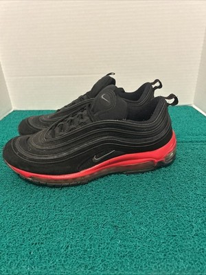 Nike Air Max 97 Black Black Challenge Red U.S. Men's Size 12