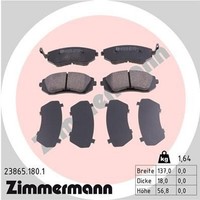 Zimmermann BremsbelÄGe Subaru Forester SG Impreza GD GG Legacy BL Outback BP BH