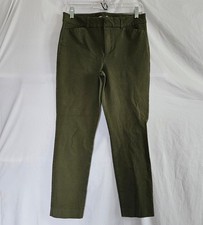 Old Navy Pixie High Rise Dress Pants Womens 10 Green Office Careerwear Skinny
