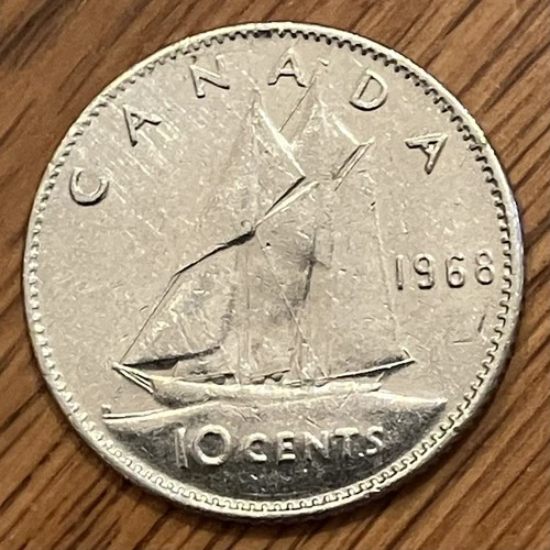 1968 Canada 10 Cents — photo from another recent sale