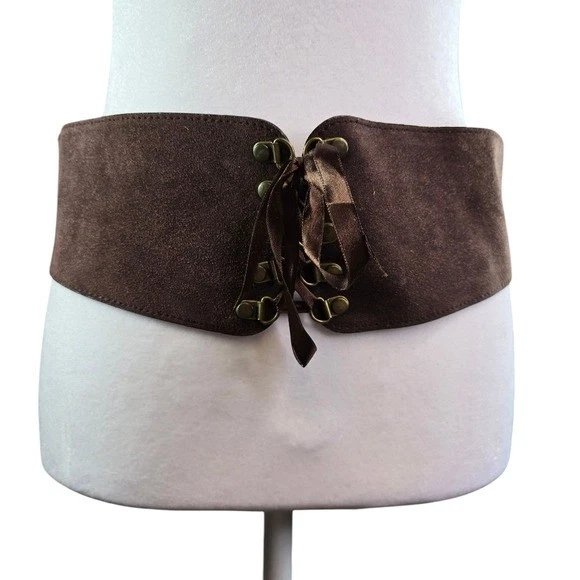 Brown Leather Corset Belts for Women for sale | eBay display picture 1