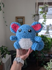 Marill Pokemon Handmade Crochet Amigurumi Stuffie