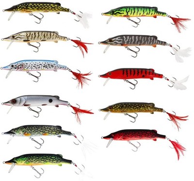 Westin Wobbler Mike the Pike (HL) 14cm 30g, Hechtköder zum Hechtangeln 