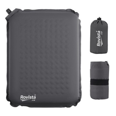 Rovista Self-Inflating Airplane Seat Cushion for Long Flights   Portable Grey 