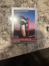 Super Bowl XIX Pro Set Trading Card 1990 49ers Dolphins NFL Lombardi Trophy