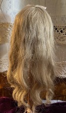 Vintage Human Hair Doll Wig Size 11  For Bisque Or French Bebe Doll G489