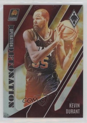 2023-24 Panini Phoenix Operation Detonation Red 65/125 Kevin Durant #14 7n6