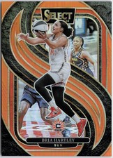 2025 Panini Select WNBA #200 Bria Hartley Orange Prizm #/125
